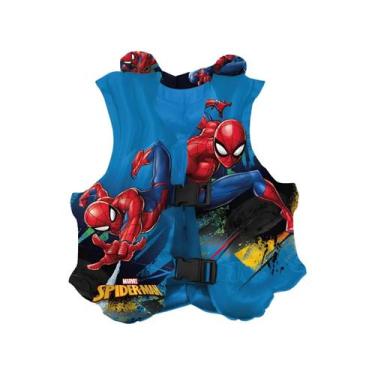 Imagem de Colete Inflável Infantil Homem Aranha Boia Praia Piscina Etitoys