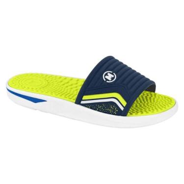 Imagem de Chinelo Molekinho Menino Slide Conforto, 28, Azul