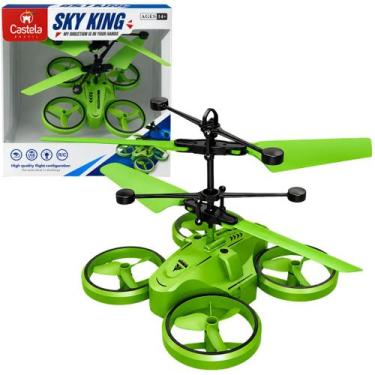 Imagem de Mini Drone Voador Brinquedo Com Sensor de Mão Com Luz - Castela - CAST
