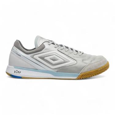 Imagem de Chuteira Futsal Umbro Adamant Master Class Pro Bump, Cinza, Claro, 38 