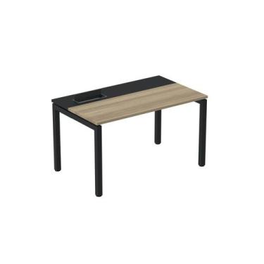 Imagem de Escrivaninha Mesa Escritório Plataforma para 1 Pessoa com Caixa de Tom