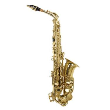 Imagem de Saxofone Alto As 200 Laqueado Dourado Com Case New York - NY Instrumen
