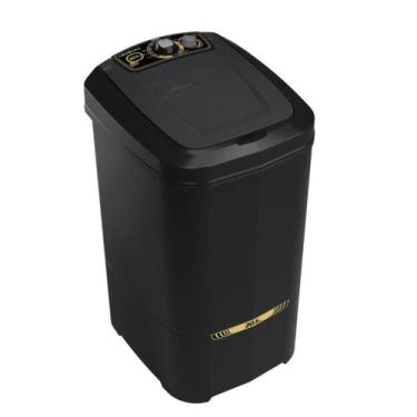 Imagem de Tanquinho Lavadora Semiautomática Newmaq 20,5kg Preto 220V com 9 Progr