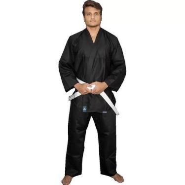 Imagem de Kimono Torah Iniciante - Judo / Jiu Jitsu Preto - Adulto, Preto, A3