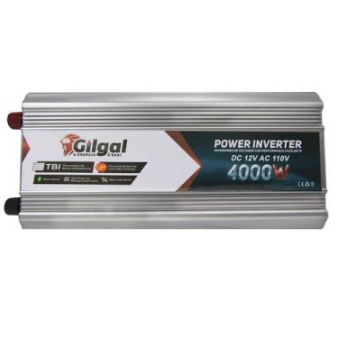 Imagem de Inversor Onda Senoidal 12v P/ 110v 4000w 2 Tomadas - Gilgal
