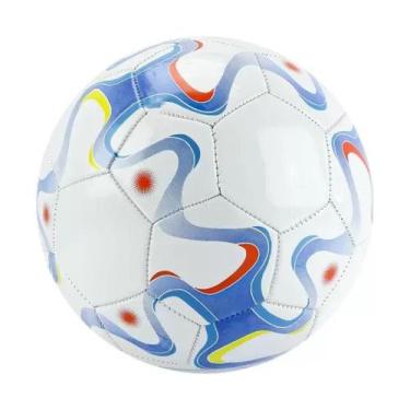 Imagem de Bola Futebol Cores Branca e Azul - Bbr R3043