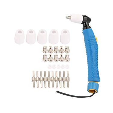 Imagem de Kit de anel de gás para bico de eletrodo de ponta de plasma LG40, cabeça e pontas da tocha de plasma LG40, corpo da tocha de corte de plasma durável e preciso PT31, mecânico
