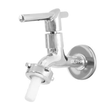 Imagem de Torneira Para Jardim Tanque Alavanca Metal Cromada 1130 C69 Cor:Prateado