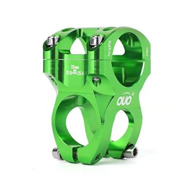 Imagem de Hastes de guidão de bicicleta 35 mm de liga de alumínio CNC ultra leve oco para a maioria das bicicletas, bicicletas de estrada, MTB, BMX, Fixie Gear, ciclismo (verde)