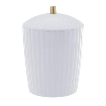 Imagem de Lixeira Redonda Canelatta - Branco