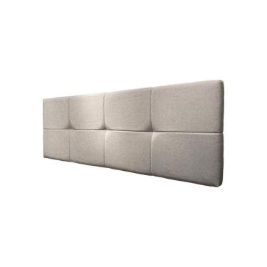 Imagem de Cabeceira La Vitto Casal Retangular Cor:lona Rústico 4200