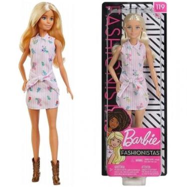 Imagem de Boneca Barbie Fashionistas - Vestido Camisa Rosa Fxl52 (4808) - Mattel