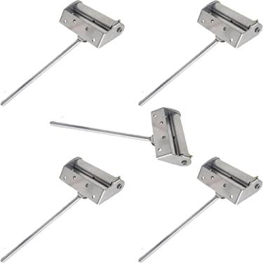 Imagem de Kit 5 Mola Aérea Leve com Fechamento Automático para Porta Prata - Starfer