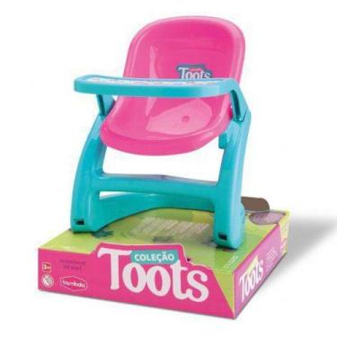 Imagem de Cadeira De Papinha Para Bonecas 18cm Rosa E Azul - Bambola