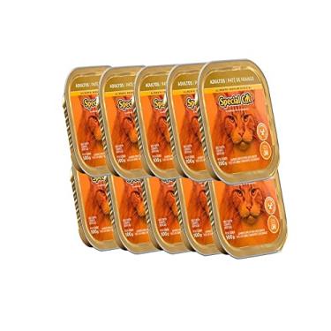 Imagem de 10 und. Ração Special Cat Patê Gatos Adultos Frango 100g