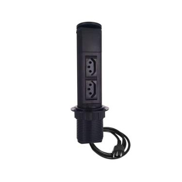 Imagem de Torre Totem Manual 2 Tomada 20a - Preta