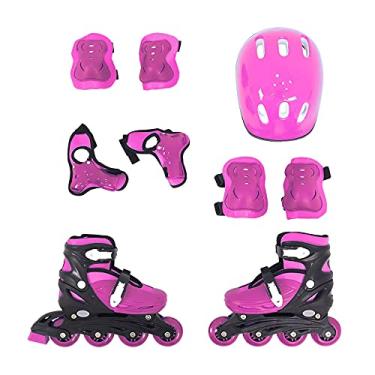 Imagem de Patins, Bel, Kit Roller Radical, Completo, G, 37 ao 40, Rosa