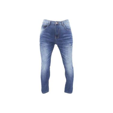 Imagem de Calça Jeans Rock & Soda Rasgos Azul - Masculino