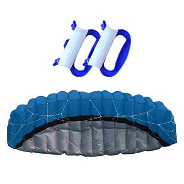 Imagem de shamjina 2,5 Metros Sport para Kiteboarding Easy Control Kitesurf para Hydro Surfboard Asa Aquático, Azul