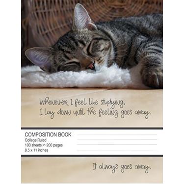 Imagem de Catnaps Rule: Composition Notebook, 8.5 x 11 inches, 200 pages