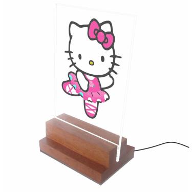 Imagem de Abajur decoração Hello Kitty Bailarina