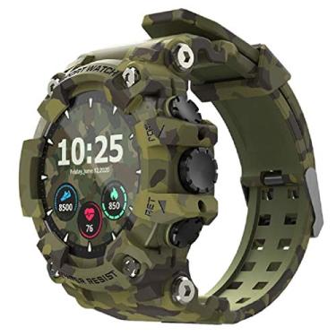Imagem de Relógio Lokmat fitness tracker 1.28 full tela de toque completa relógio inteligente masculino feminino monitor de freqüência cardíaca relógio digital smartwatch para android ios (Verde)