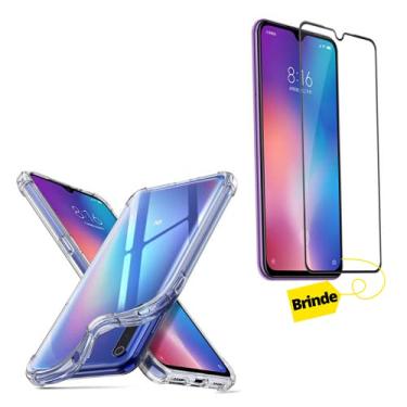 Imagem de Kit Capa Capinha Anti Shock + Película 3D/9D Xiaomi Mi9 Lite 6.39"