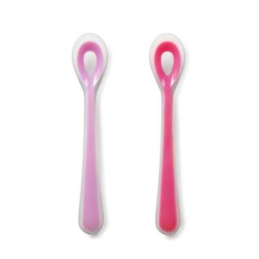 Imagem de KaBaby Kit Com 2 Colheres De Silicone - Kababy Rosa