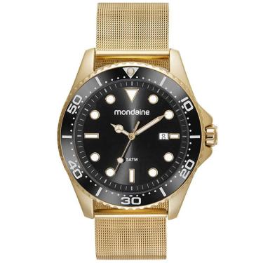 Imagem de Relógio MONDAINE dourado esteira masculino 32507GPMVDE2