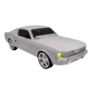 Imagem de Caixa De Som Bluetooth Mustang Portátil Visor Lcd USB Aux Sd (White Snow)