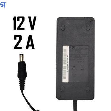 Imagem de Fonte de Alimentação 12V - 2A AC Adapter Ac Bel Pino 5,2mm x 2,6mm Modelo: WAC004