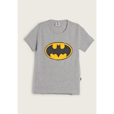 Imagem de Infantil - Camiseta Fakini Batman Cinza Fakini 102303530 menino