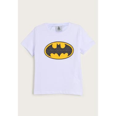 Imagem de Infantil - Camiseta Fakini Batman Branca Fakini 102303530 menino