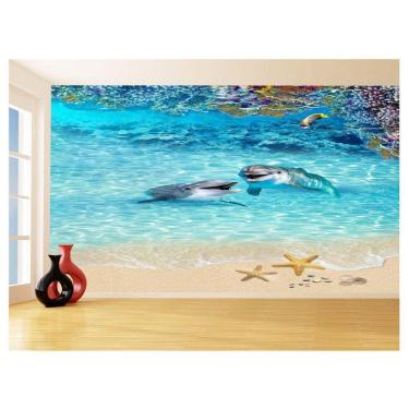 Imagem de Papel Para Piso De Porcelanato Liquido Água 3,5M Flr29