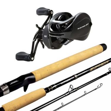 Imagem de Maruri, Kit Pesca Carretilha Maruri Black Tamba BG + Vara Maruri Supreme 2,13m 20-40 Lbs Lado da manivela:Esquerdo