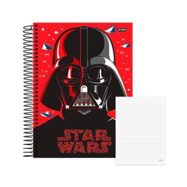 Imagem de Caderno 10 Matérias 160Fls Star Wars Darth Vader Jandaia