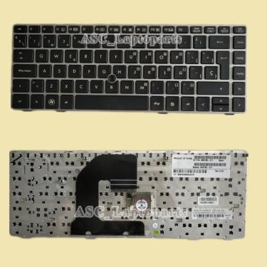 Imagem de Novo teclado espanhol espanhol español teclado para hp elitebook 8460p 8460w 8470p 8470 prata quadro