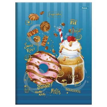 Imagem de Caderno Brochura Cupcake Grande 80 Folhas Foroni