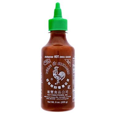 Imagem de OCD Bargain Sriracha Hot Chili Sauce, Huy Fong 9 Ounce Bottle (1 Bottle)