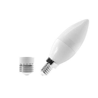 Imagem de Lâmpada Vela Led E14+E27 6W 2700K 127/220V Luminatti