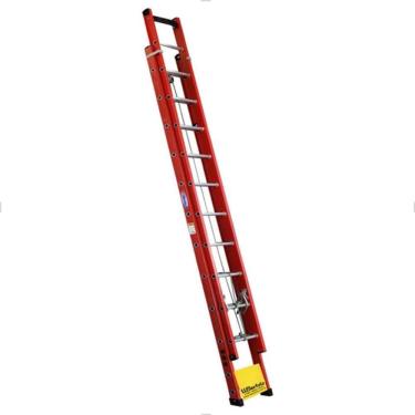 Imagem de Escada Extensiva 19 Degraus tipo D 3,60 x 6,00 Metros EAFV19 Wbertolo