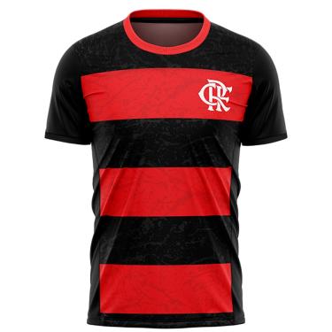 Imagem de Camiseta Braziline Speed Flamengo Masculino - Preto e Vermelho