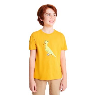 Imagem de Infantil - Camiseta Estampada Pica Pau Canario Reserva Mini Amarelo  menino