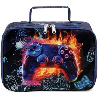 Imagem de CAMTOP Lancheira infantil com isolamento térmico para meninos e meninas, lancheira reutilizável para viagens escolares