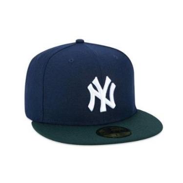 Imagem de Boné New Era New York Yankees 59FIFTY 7 1/4 Marinho/ Verde-Unissex