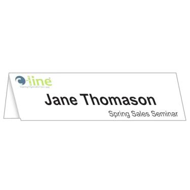 Imagem de C-Line Cartões de Barraca com Nome Marcado C-Line Printer-Ready, 28 x 10 cm (tamanho do...