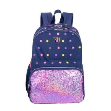 Imagem de Mochila Sestini Capricho Estrelas 21 Litros Azul Marinho-Unissex