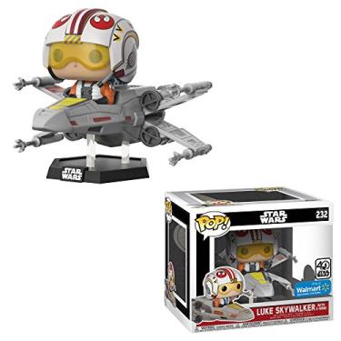 Imagem de Funko Pop Star Wars 232 Luke Skywalker with X-wing Exclusive
