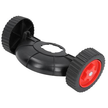 Imagem de Roda de Suporte para Aparador de Cordas, Acessório de Roda Auxiliar para Aparador de Grama de Plástico Ajustável Em Altura para Capina de Jardim, Restauração de Horta