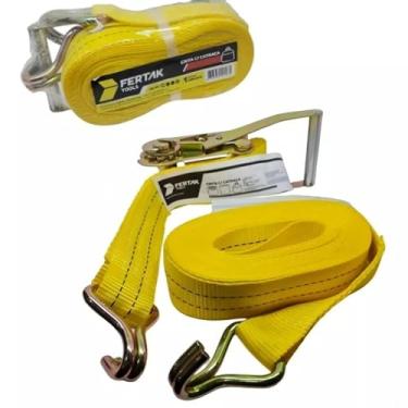 Imagem de Kit-2 Cintas De Amarração de Catraca para Carga 1,5 Toneladas 4,6 Metros Fertak